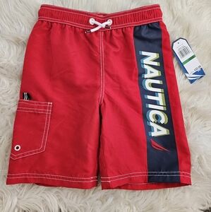 NWT NAUTICA Swim Shorts/ Trunks, Size 6